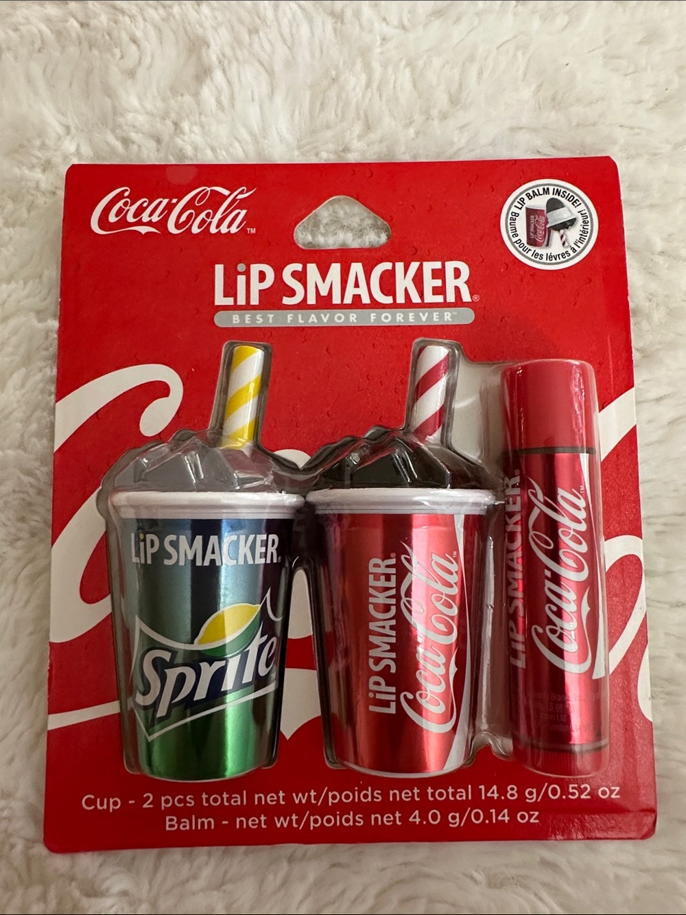 LipSmacker Coca Cola Collection Lip Balm Trio Sprite & Coke - Picture 1 of 5